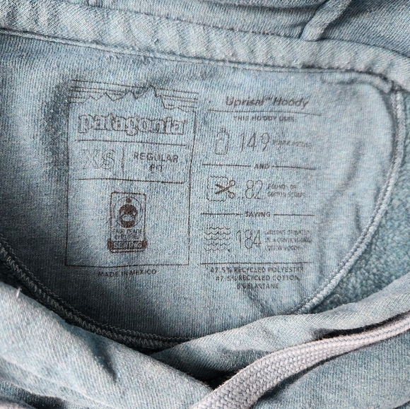 Patagonia Fitz Roy Bear Uprisal Hoodie Hooded Sweatshirt Size XS - Picture 12 of 13